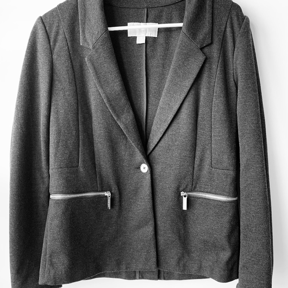 Michael Kors Gray Jacket/Blazer/Coat Size 10